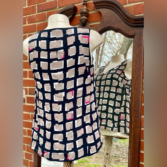 Kate Spade New York Top  Tan/ Black Women’s  Size 2 ( A 18 ) - Picture 4 of 17